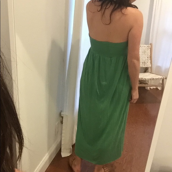 Beachy green strapless dress - Picture 2 of 3